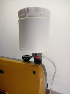 Reservoir, stainless bracket, alloy valve